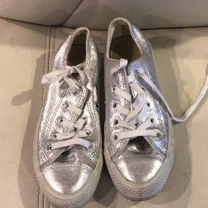 Silver Converse